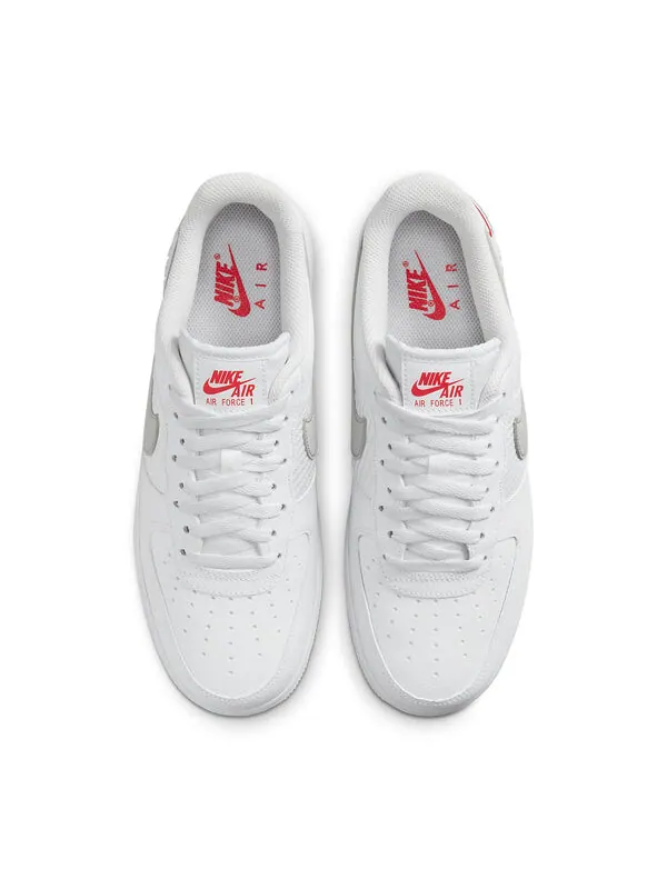 Кроссовки air force 1 '07 'double swoosh - white picante' Nike — изображение 4 из 4, белый/красный/серый