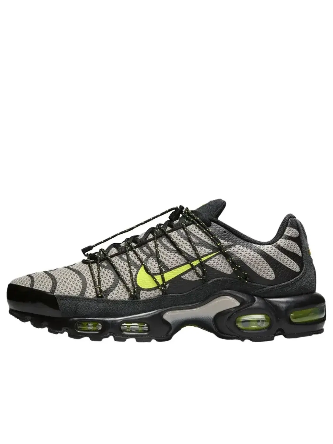 Кроссовки Nike Air Max Plus Utility 'Black College Grey Volt' — изображение 1 из 5, черный