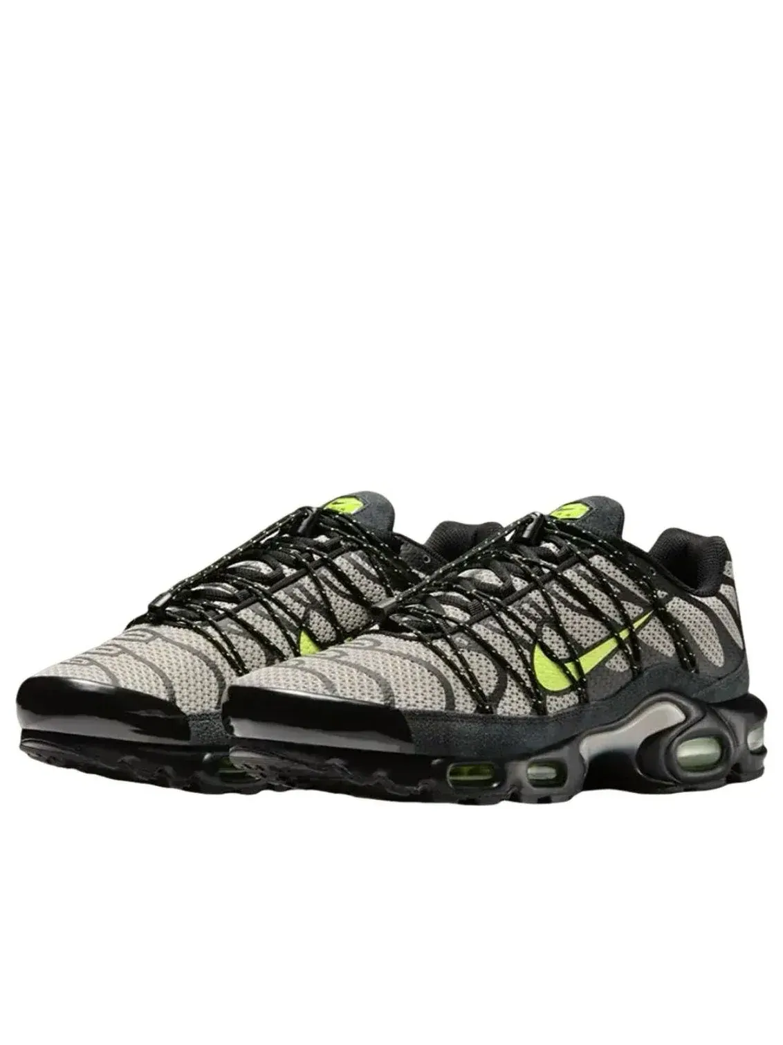Кроссовки Nike Air Max Plus Utility 'Black College Grey Volt' — изображение 2 из 5, черный