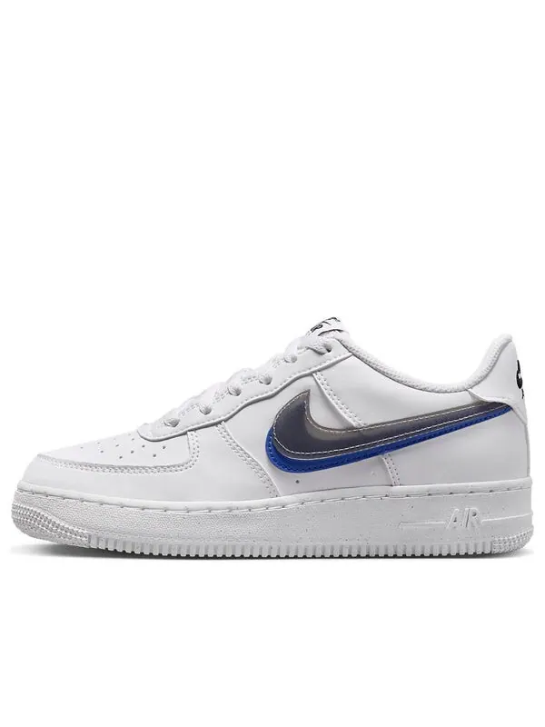 Кроссовки air force 1 low impact next nature double swoosh Nike — изображение 1 из 4, белый/черный/синий