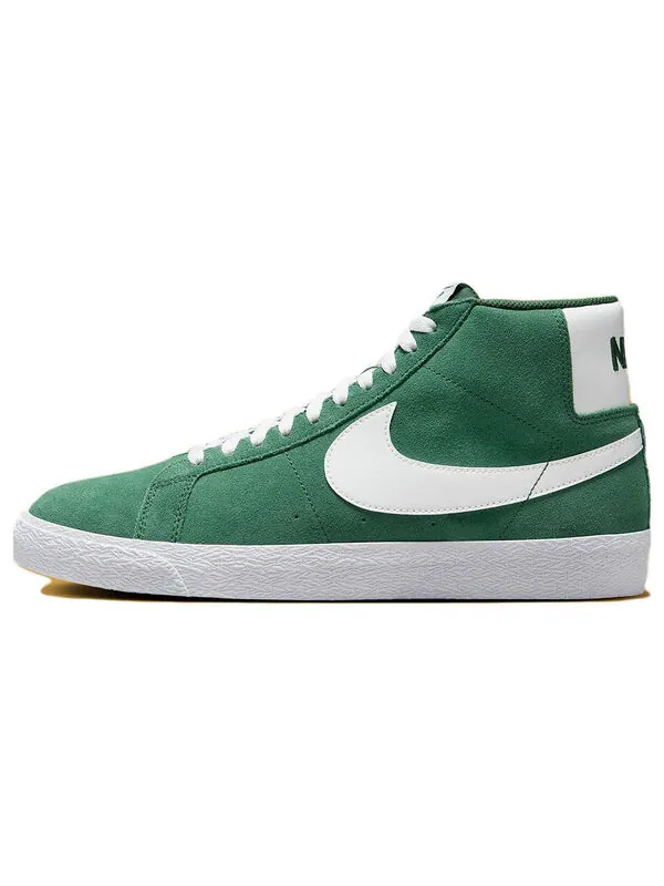 Кроссовки sb blazer mid 'fir' Nike — изображение 2 из 4, белый/белый