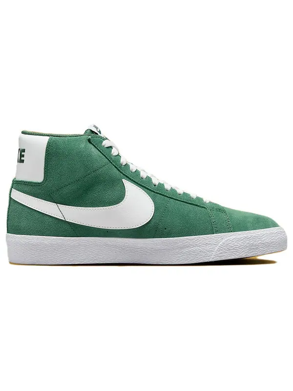 Кроссовки sb blazer mid 'fir' Nike — изображение 3 из 4, белый/белый
