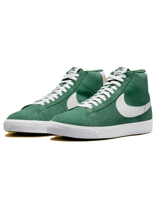 Кроссовки sb blazer mid 'fir' Nike — изображение 4 из 4, белый/белый
