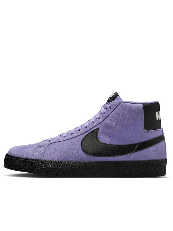 Кроссовки sb zoom blazer mid 'dusty amethyst black' Nike — изображение 1 из 4, белый/черный