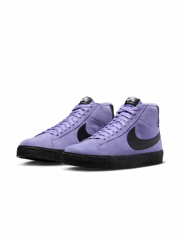 Кроссовки sb zoom blazer mid 'dusty amethyst black' Nike — изображение 3 из 4, белый/черный