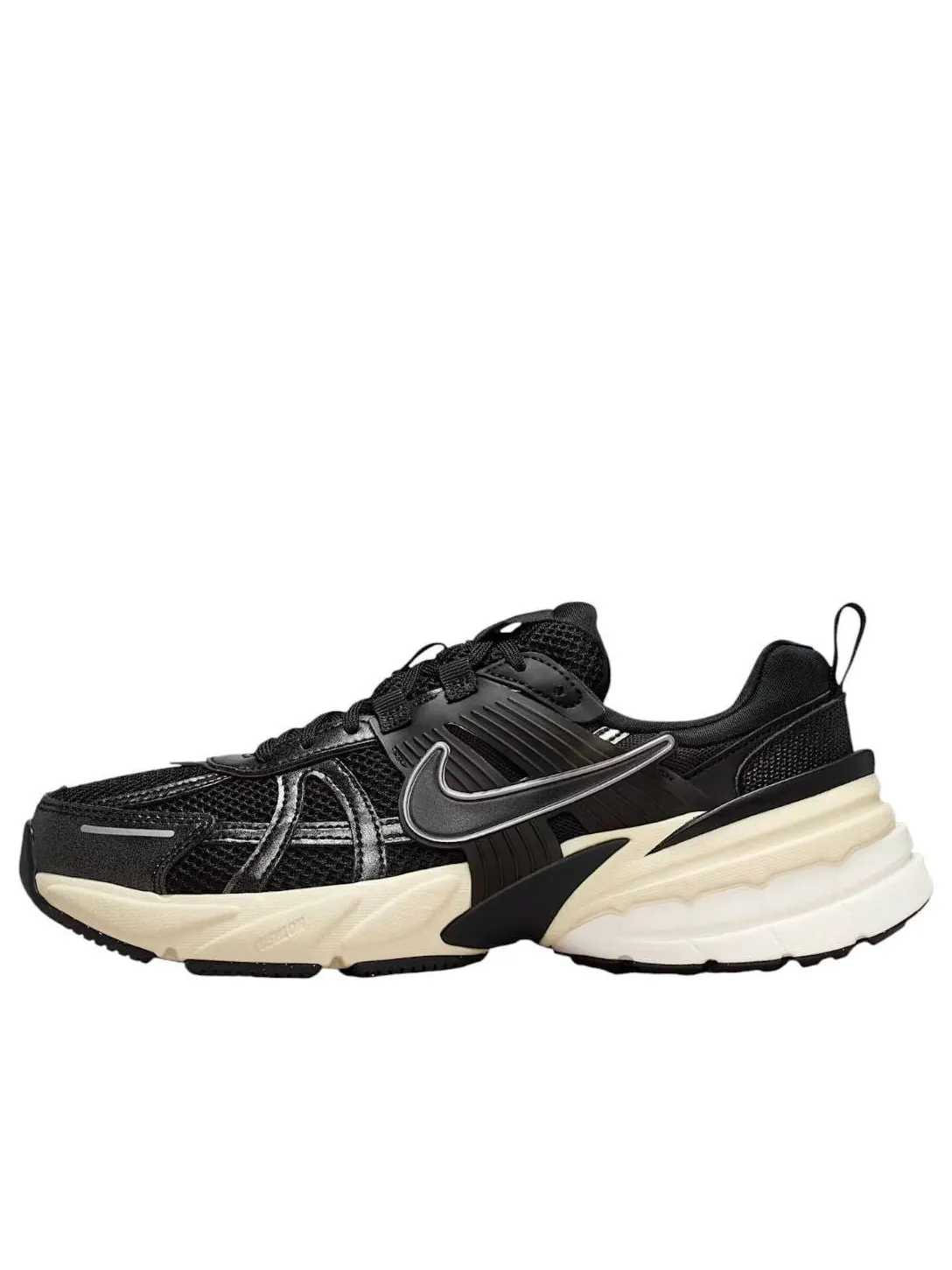 Кроссовки (WMNS) Nike V2K Run 'Black Metallic Silver' — изображение 1 из 5, черный