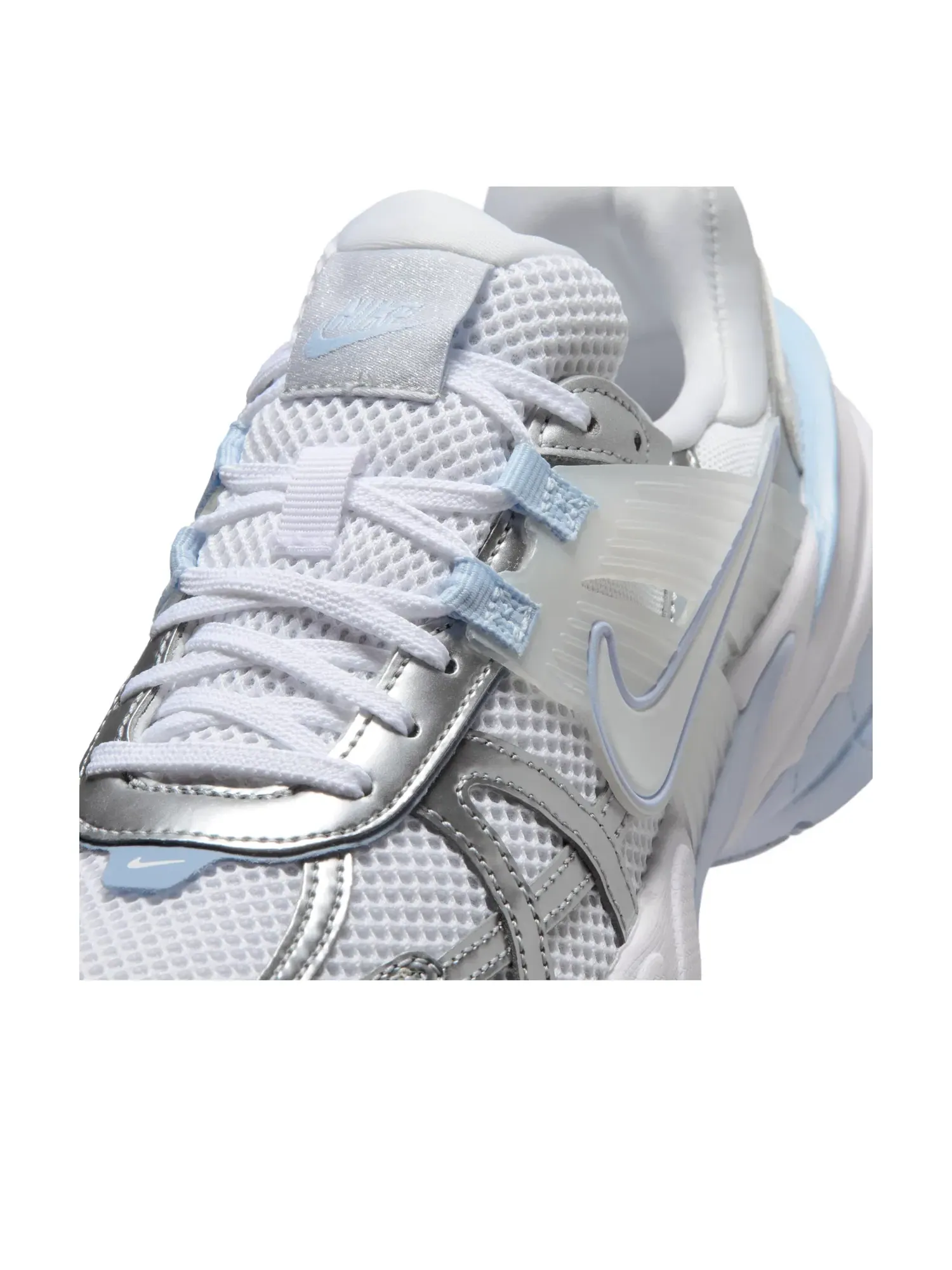 Женские кроссовки с шнуровкой Nike V2K Run Runtekk — изображение 6 из 7, серебряный