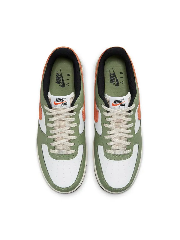 Кроссовки air force 1 low 'oli green' Nike — изображение 4 из 4, зеленый/белый//оранжевый