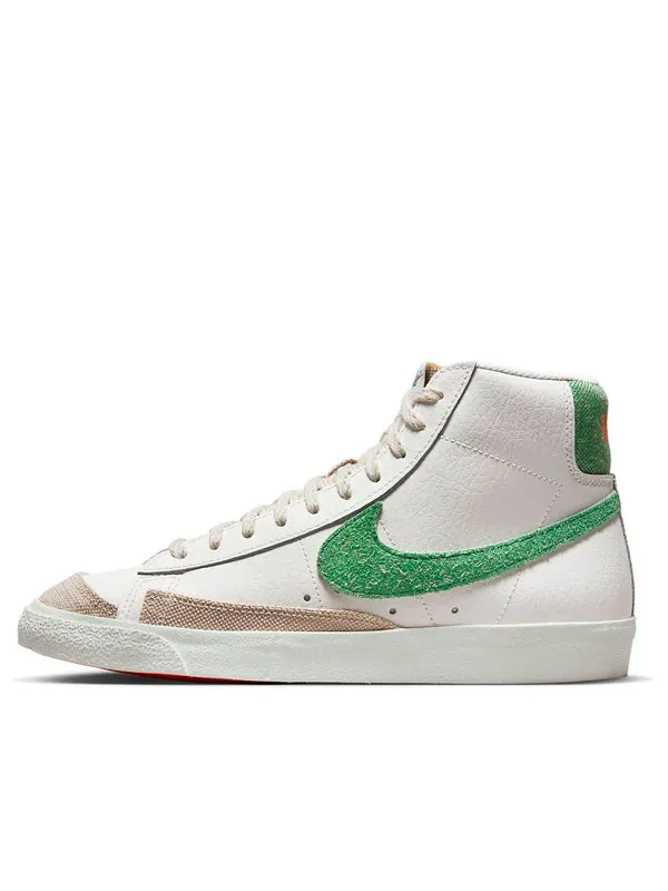 Кроссовки blazer mid '77 vintage 'sail stadium green' Nike — изображение 1 из 4, оранжевый/черный/зеленый