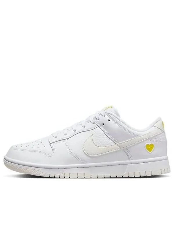 Кроссовки dunk low 'valentine's day - yellow heart' Nike — изображение 1 из 4, белый