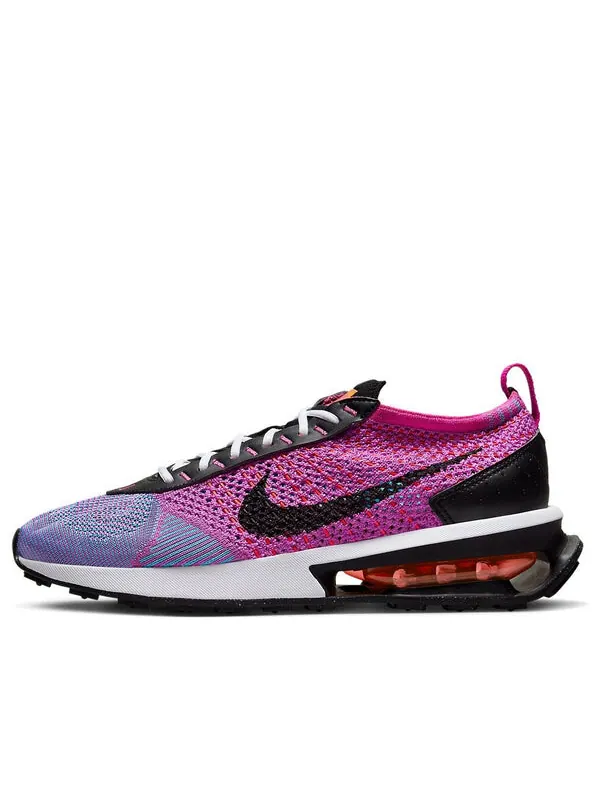 Кроссовки air max flyknit racer Nike — изображение 1 из 4, черный-синий-оранжевый