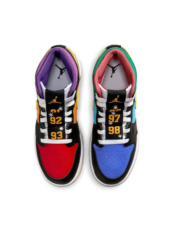 Кроссовки 1 mid gs Air Jordan, мульитколор — изображение 4 из 4, мульти
