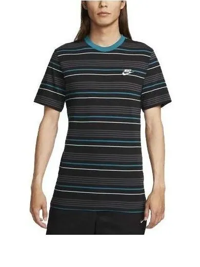 Кроссовки Nike Sportswear Club T-Shirt 'Black' — изображение 1 из 3, мульти