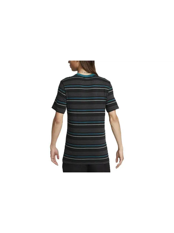 Кроссовки Nike Sportswear Club T-Shirt 'Black' — изображение 2 из 3, мульти