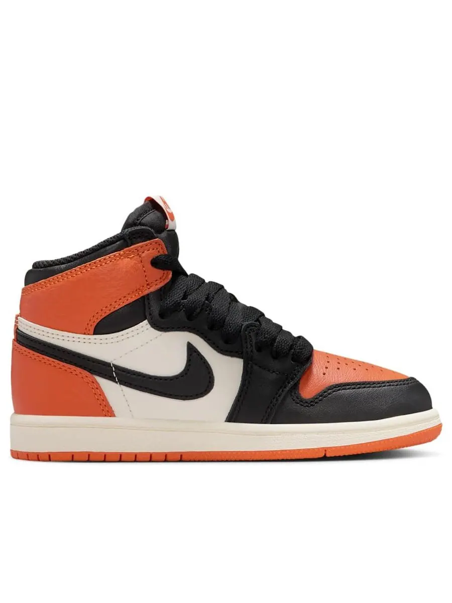 Кроссовки (PS) Air Jordan 1 Retro High OG 'Shattered Backboard' 2025 — изображение 2 из 6, оранжевый