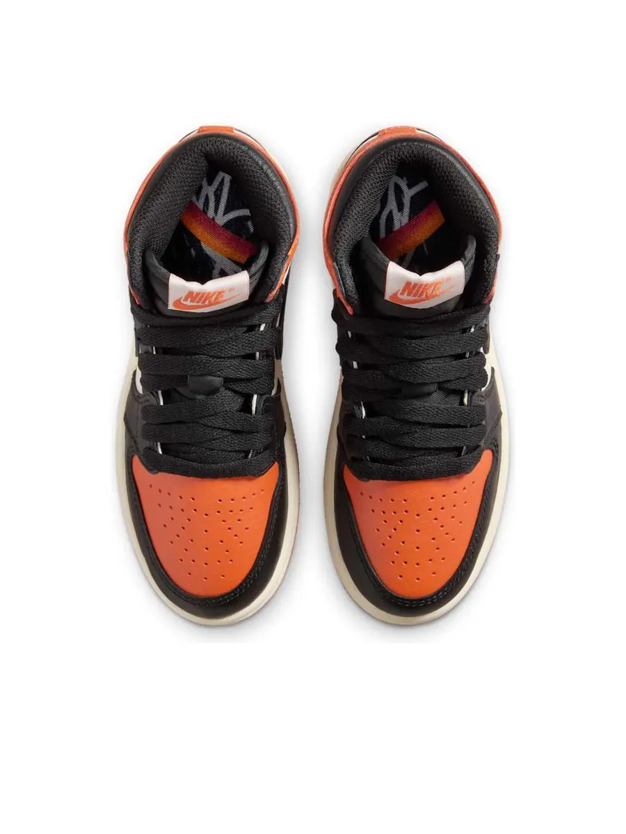 Кроссовки (PS) Air Jordan 1 Retro High OG 'Shattered Backboard' 2025 — изображение 4 из 6, оранжевый