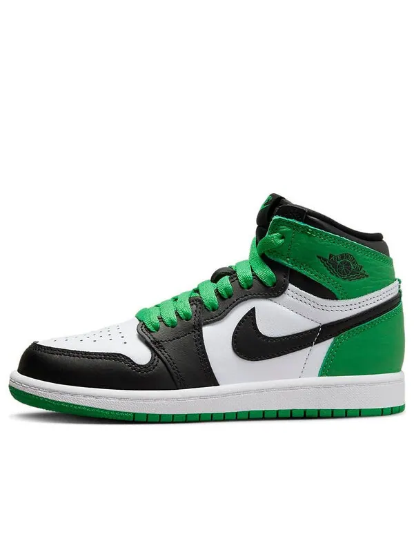 Кроссовки 1 ретро высокие og Air Jordan — изображение 1 из 4, черный/зеленый-белый