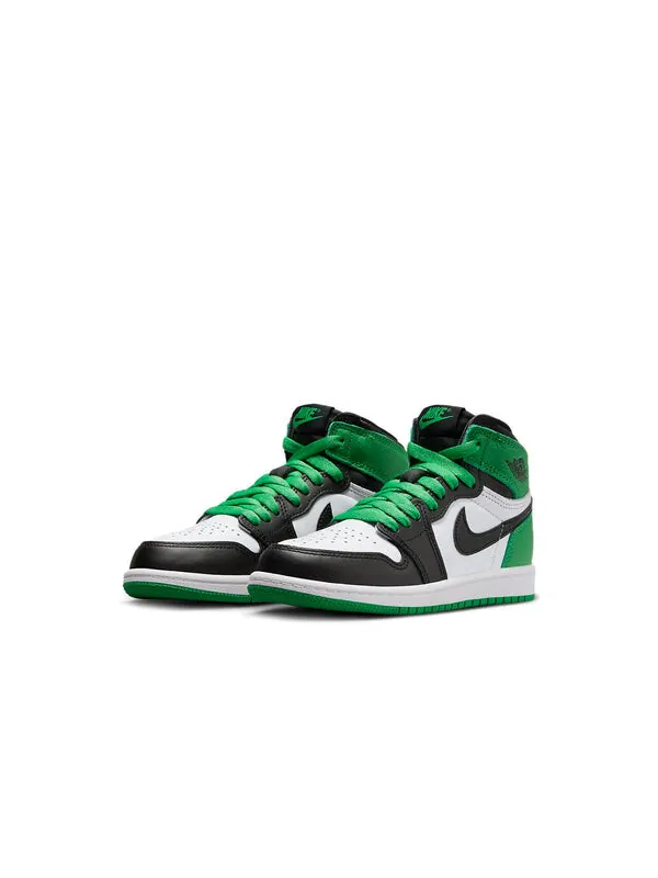 Кроссовки 1 ретро высокие og Air Jordan — изображение 4 из 4, черный/зеленый-белый