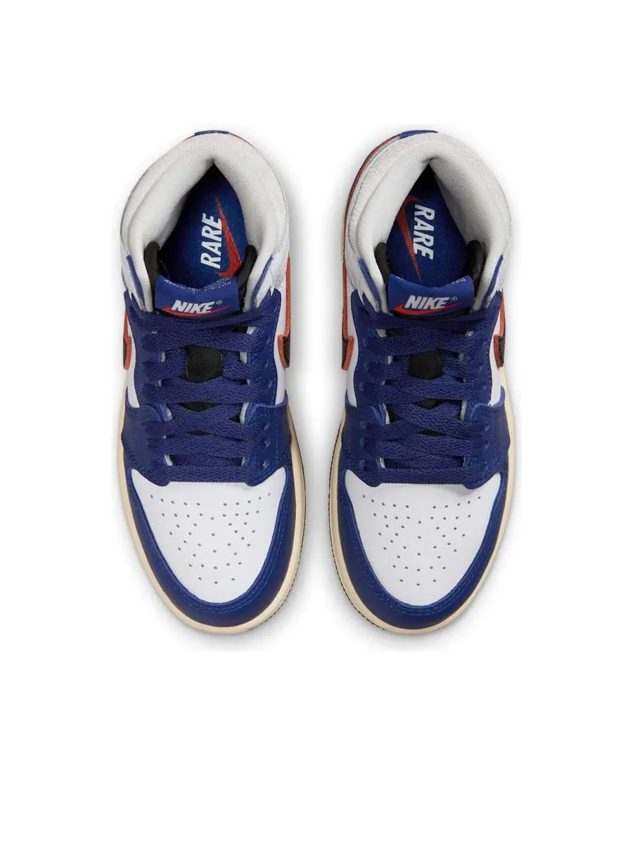 Кроссовки (PS) Air Jordan 1 High OG 'Rare Air Deep Royal Blue' — изображение 4 из 6, синий