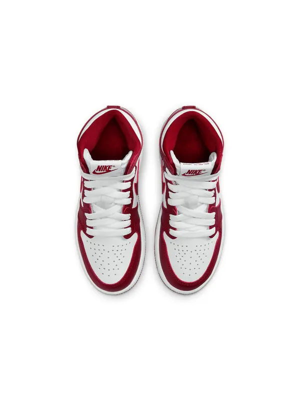 Кроссовки 1 ретро высокие og Air Jordan — изображение 3 из 4, белый/красный