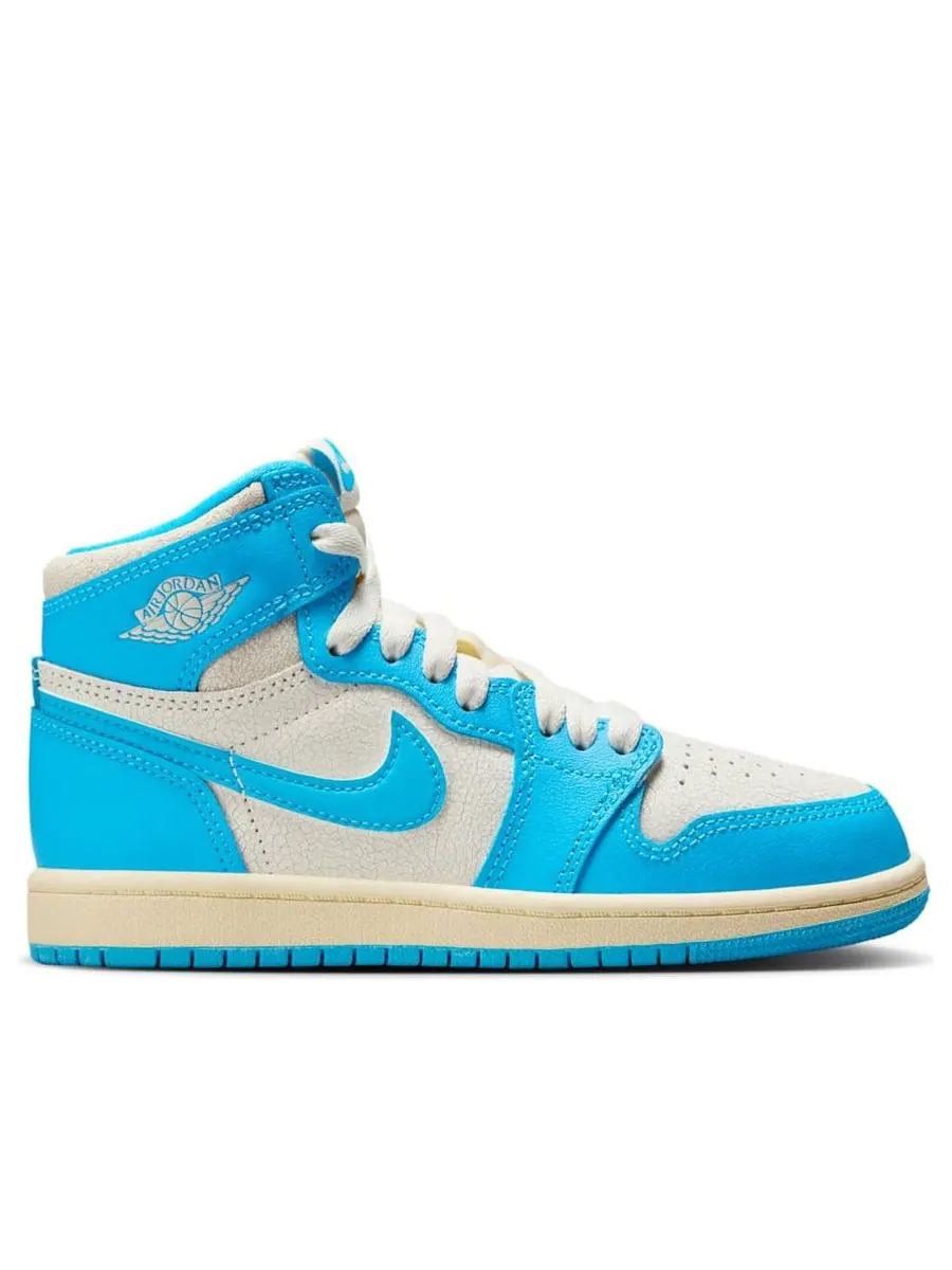 Кроссовки (PS) Air Jordan 1 Retro High OG 'UNC Reimagined' — изображение 2 из 6, синий