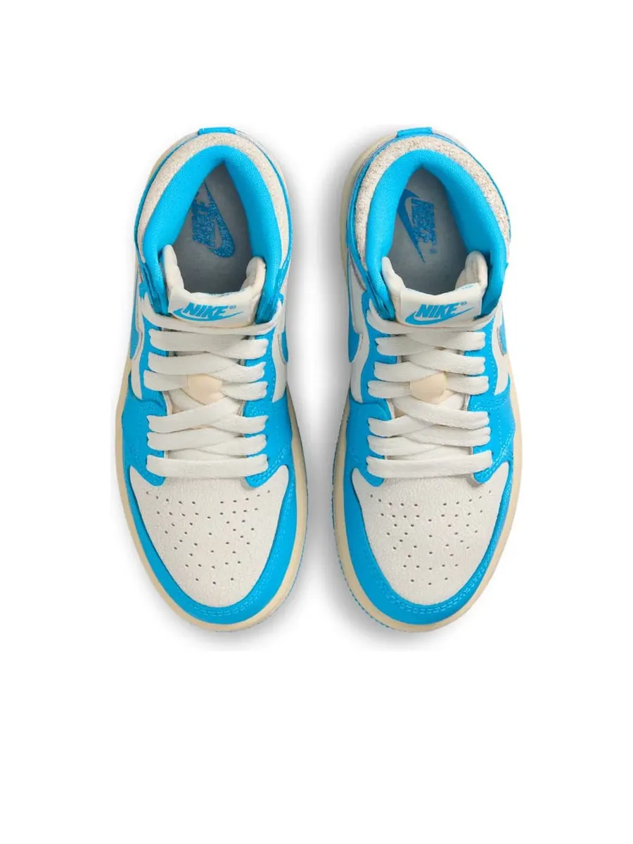 Кроссовки (PS) Air Jordan 1 Retro High OG 'UNC Reimagined' — изображение 4 из 6, синий