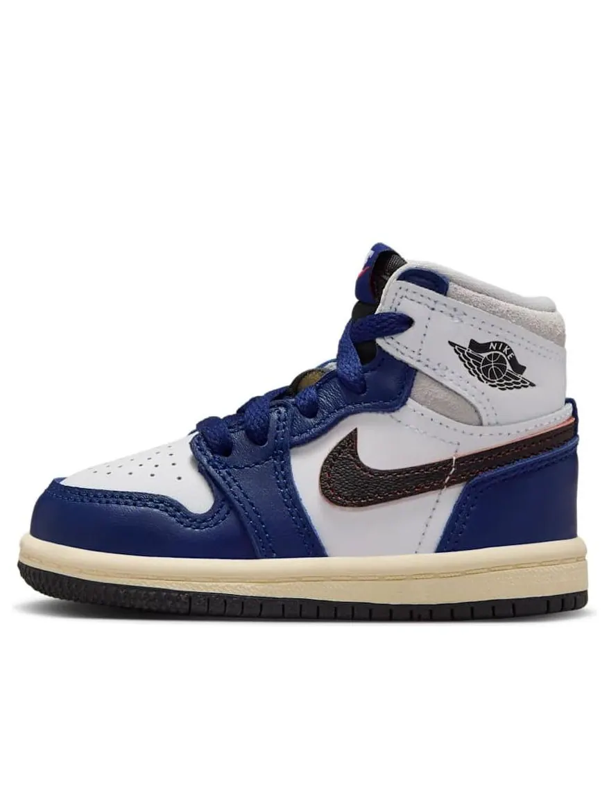Кроссовки (TD) Air Jordan 1 High OG 'Rare Air Deep Royal Blue' — изображение 1 из 6, синий