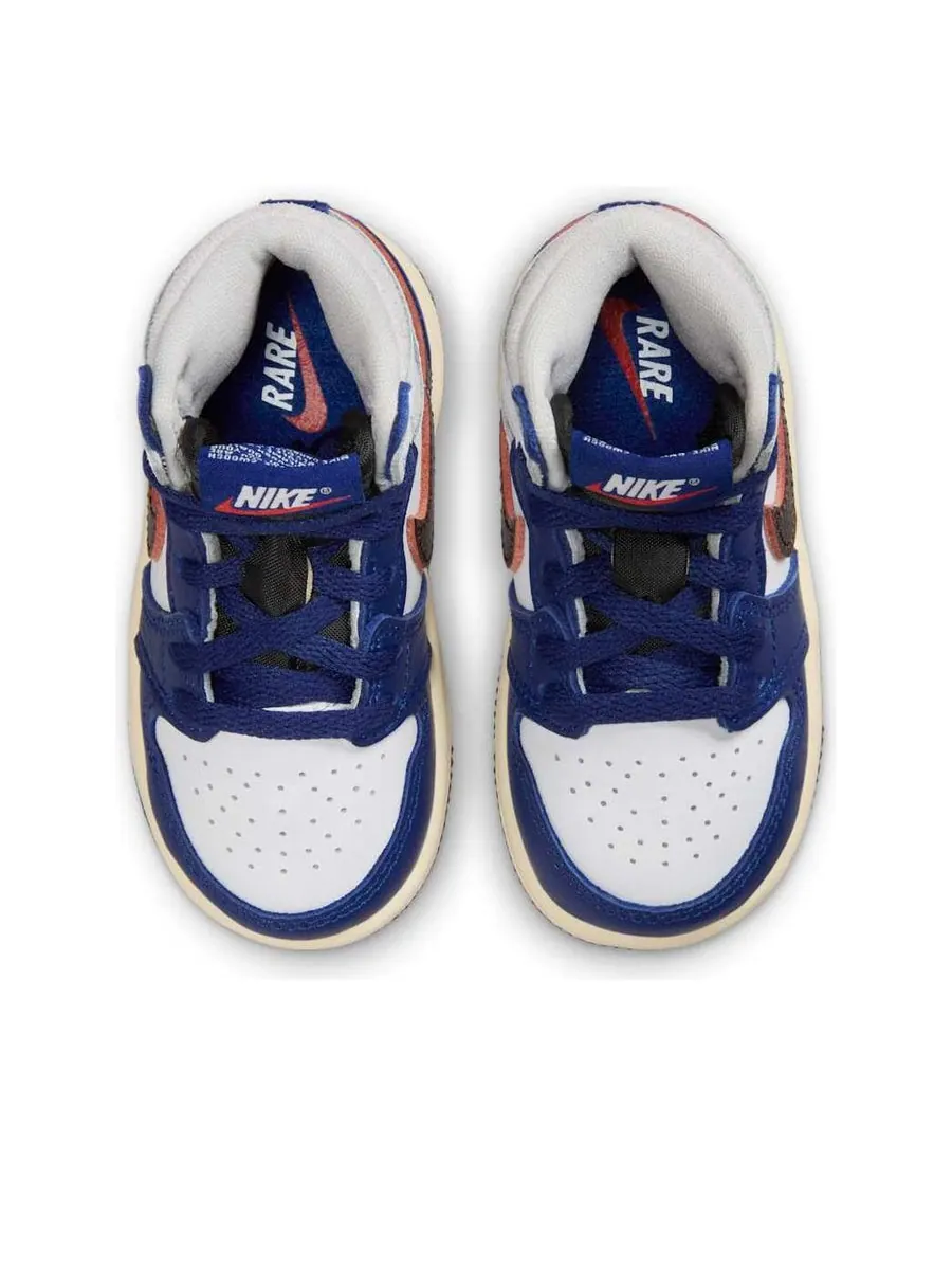 Кроссовки (TD) Air Jordan 1 High OG 'Rare Air Deep Royal Blue' — изображение 4 из 6, синий