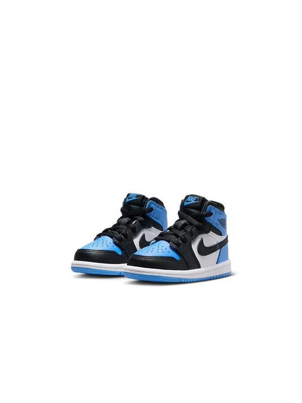 Кроссовки 1 ретро высокие og Air Jordan — изображение 2 из 4, синий/черный/белый