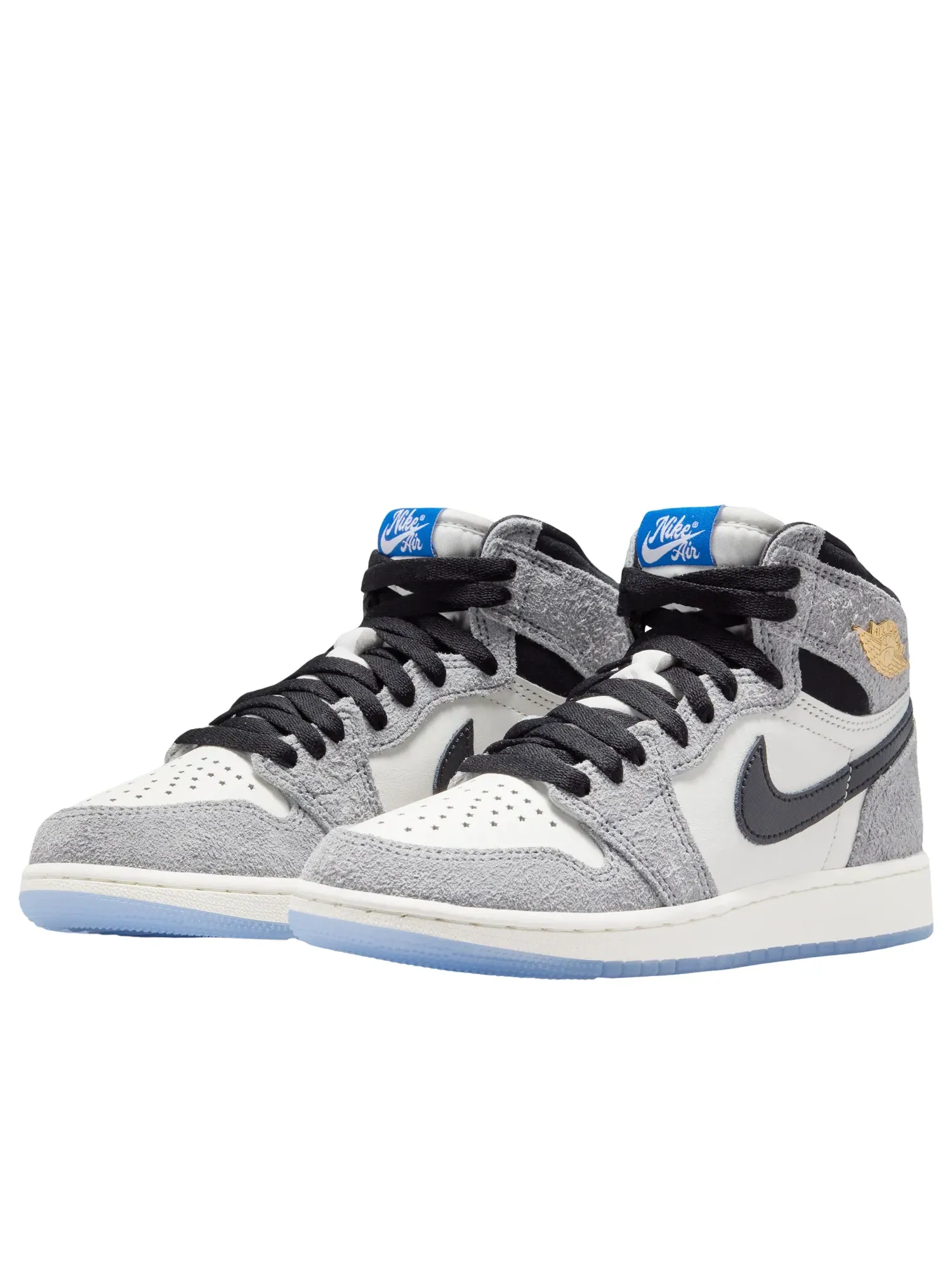 Кроссовки (GS) Air Jordan 1 Retro High OG 'All-Star Cool Grey' — изображение 3 из 6, серый