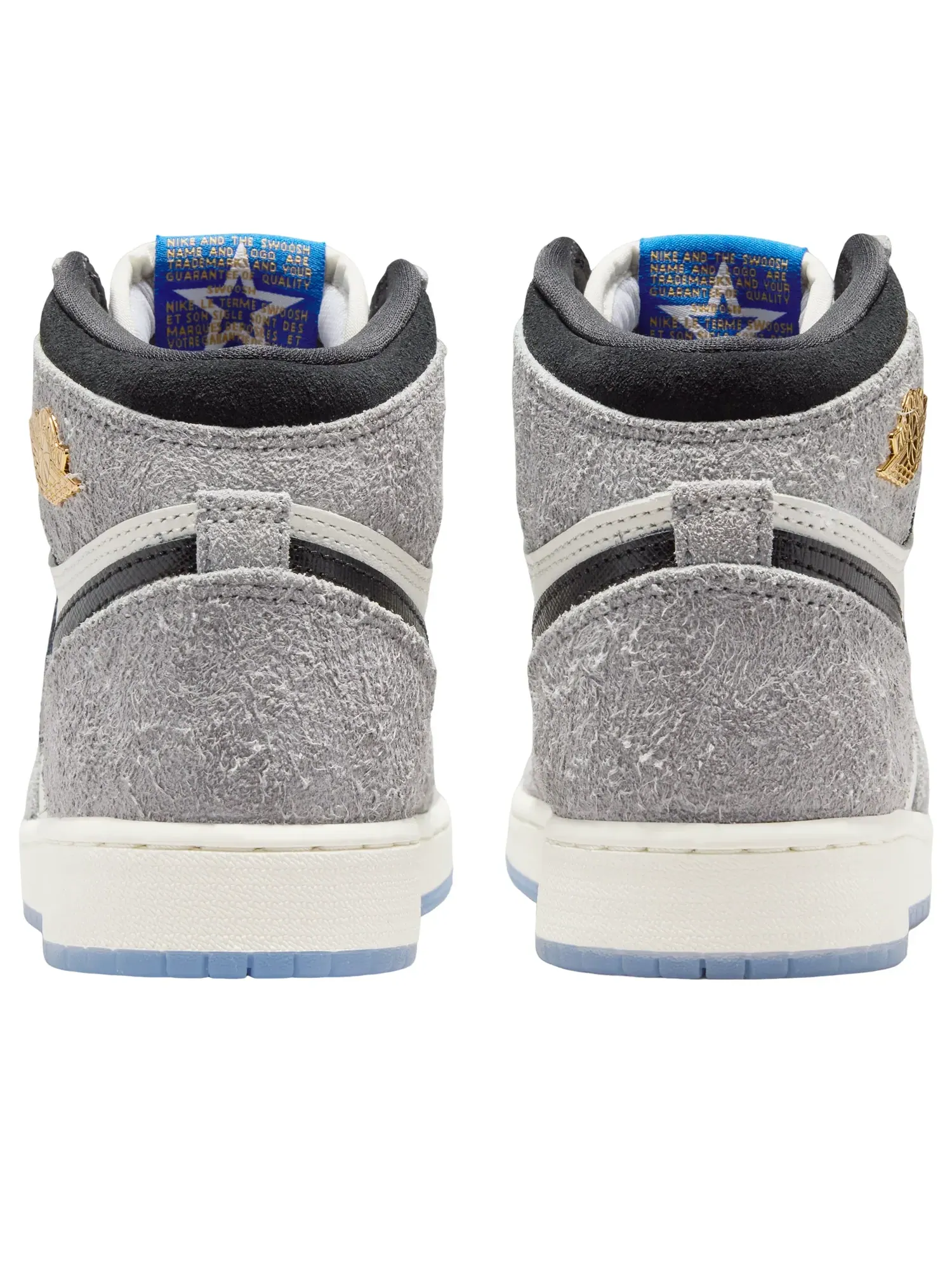 Кроссовки (GS) Air Jordan 1 Retro High OG 'All-Star Cool Grey' — изображение 4 из 6, серый
