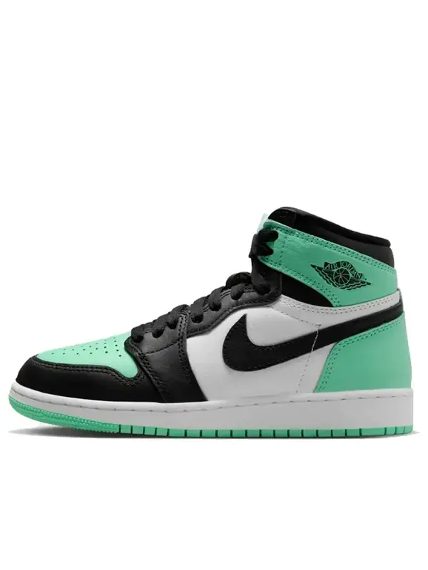 Кроссовки 1 ретро высокие og Air Jordan — изображение 1 из 1, белый/черный/зеленый