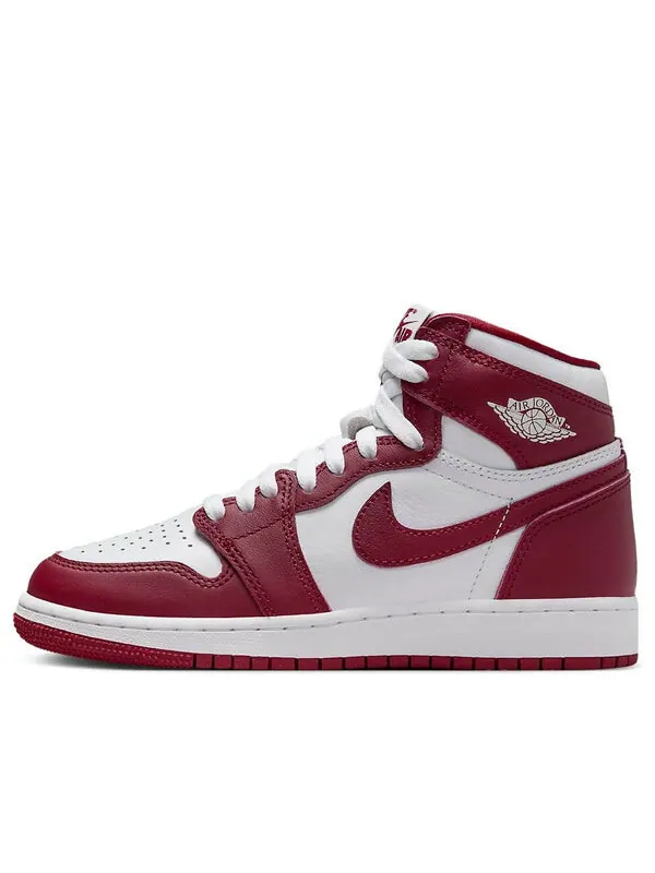 Кроссовки 1 ретро высокие og Air Jordan — изображение 1 из 4, белый/красный