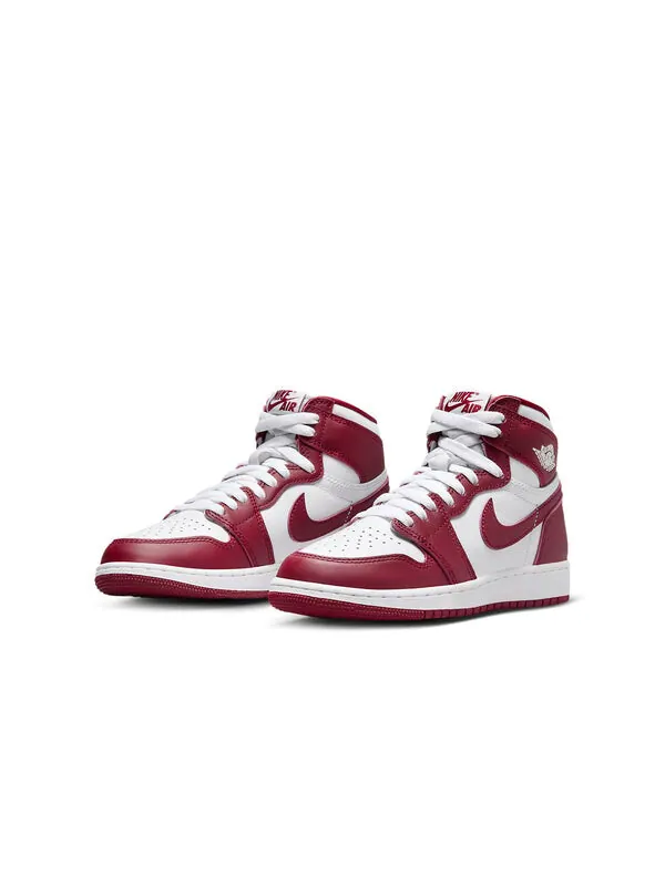 Кроссовки 1 ретро высокие og Air Jordan — изображение 2 из 4, белый/красный