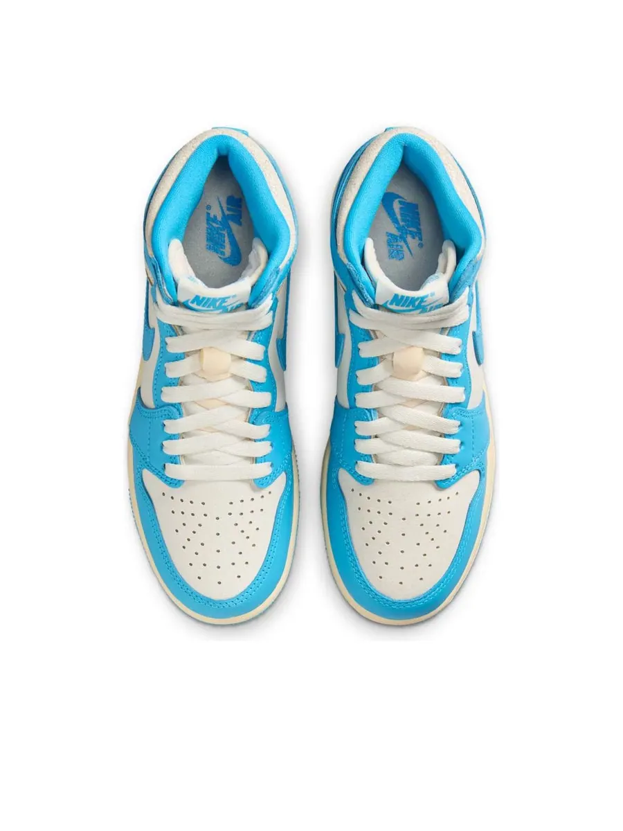 Кроссовки (GS) Air Jordan 1 Retro High OG 'UNC Reimagined' — изображение 4 из 6, синий