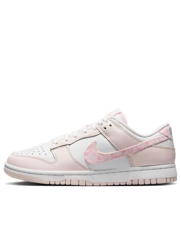 Кроссовки (WMNS) Nike Dunk Low 'Pink Paisley' — изображение 1 из 1, белый/розовый
