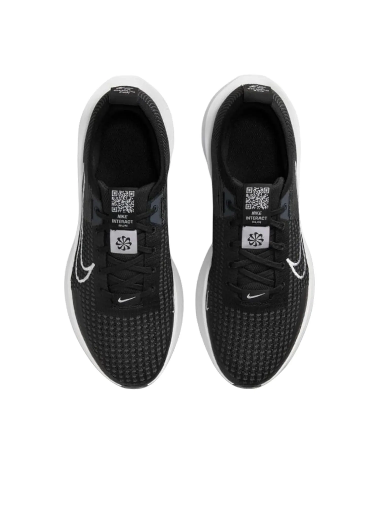 Кроссовки Nike Interact Run 'Black Anthracite White' — изображение 3 из 6, черный//белый