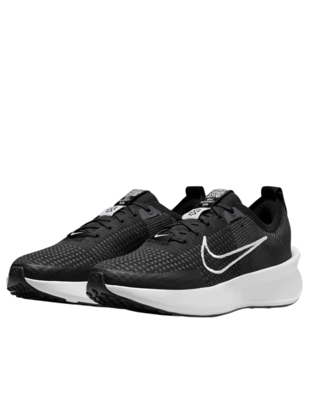 Кроссовки Nike Interact Run 'Black Anthracite White' — изображение 4 из 6, черный//белый