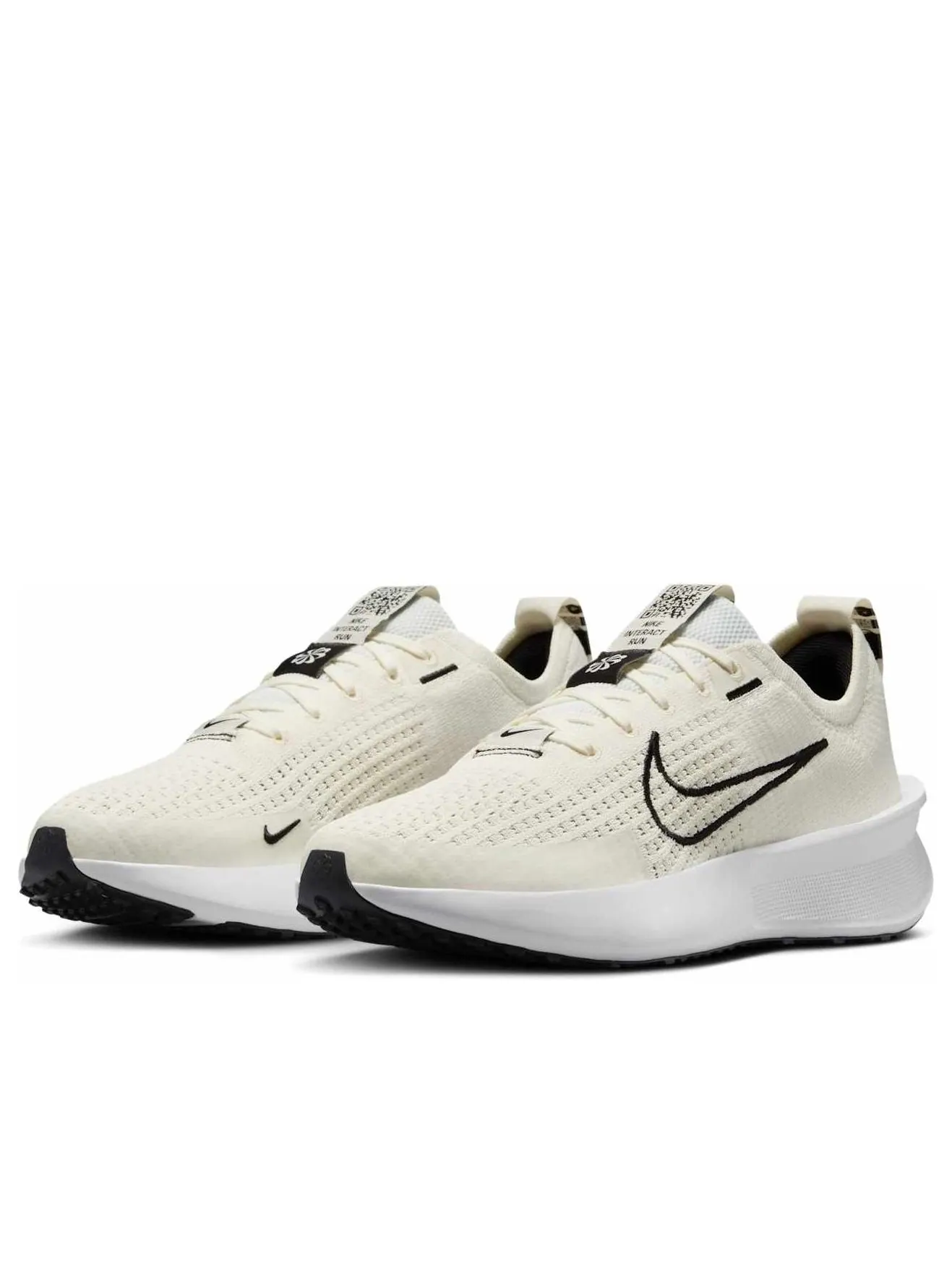 (WMNS) Nike Interact Run 'Sail Black' — изображение 4 из 6, черный/белый/белый