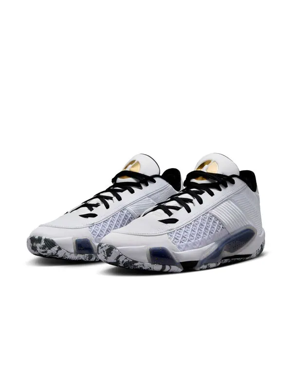 Кроссовки 38 low pf 'white metallic gold black' Air Jordan — изображение 2 из 4