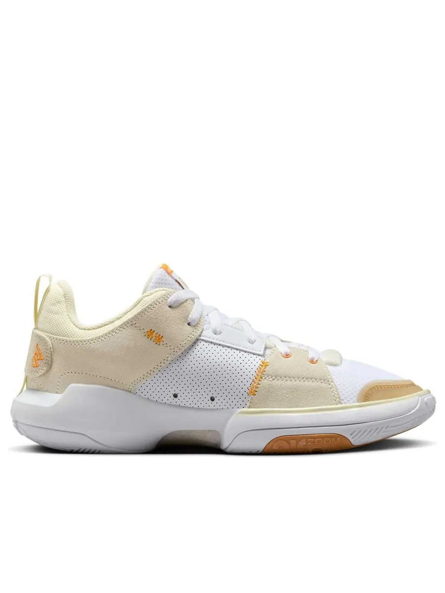 Кроссовки Air Jordan One Take 5 PF 'White Coconut Milk Gum Light Brown' — изображение 2 из 6, белый