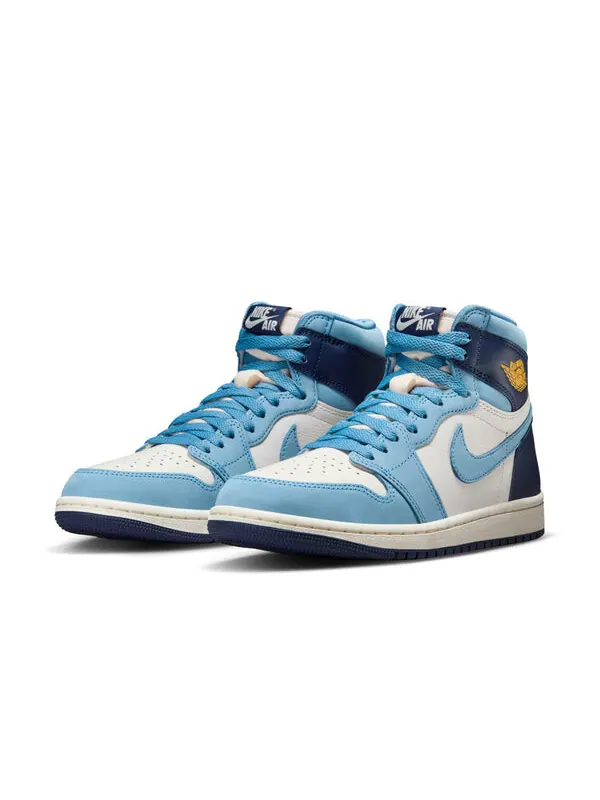 Кроссовки 1 ретро высокие og Air Jordan — изображение 2 из 4, синий/темно-синий