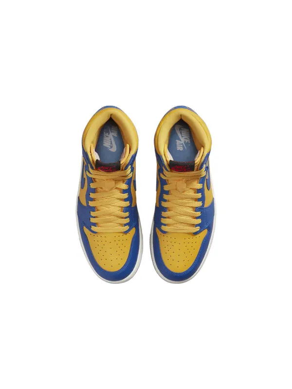 Кроссовки 1 ретро высокие og Air Jordan — изображение 4 из 4, желтый