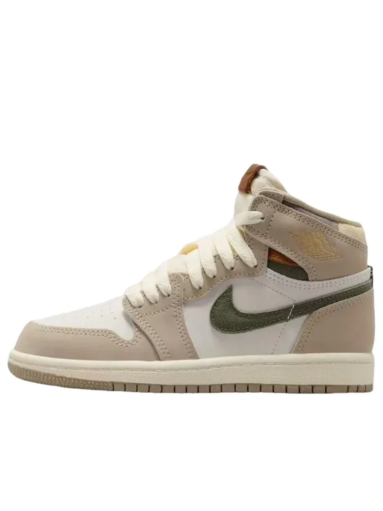 Кроссовки Air Jordan 1 Retro High OG «Хаки» FD2597-201 — изображение 1 из 6, бежевый