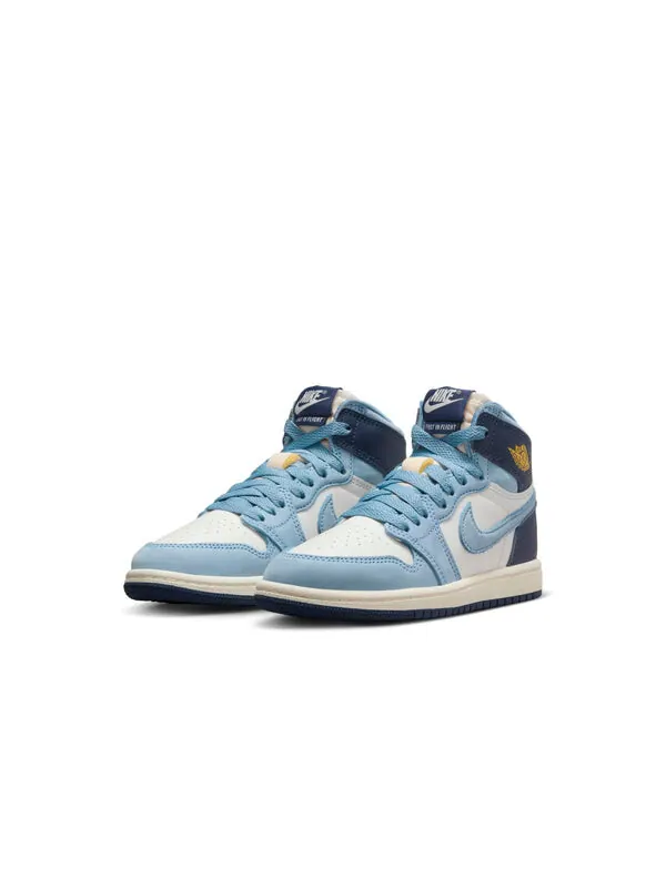 Кроссовки 1 ретро высокие og Air Jordan — изображение 2 из 4, синий/темно-синий