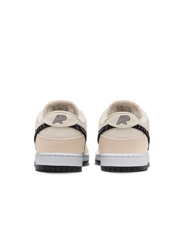 Кроссовки sb dunk low 'albino & preto - pearl white' Nike — изображение 4 из 4, черный
