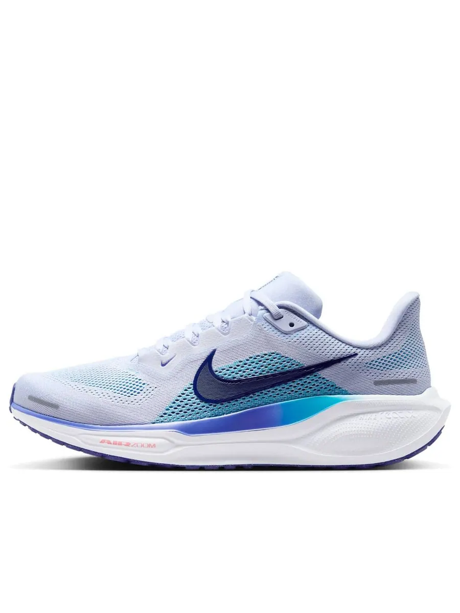 Кроссовки Nike Air Zoom Pegasus 41 'Ghost Football Grey Deep Night Blue Void' — изображение 1 из 6, серый