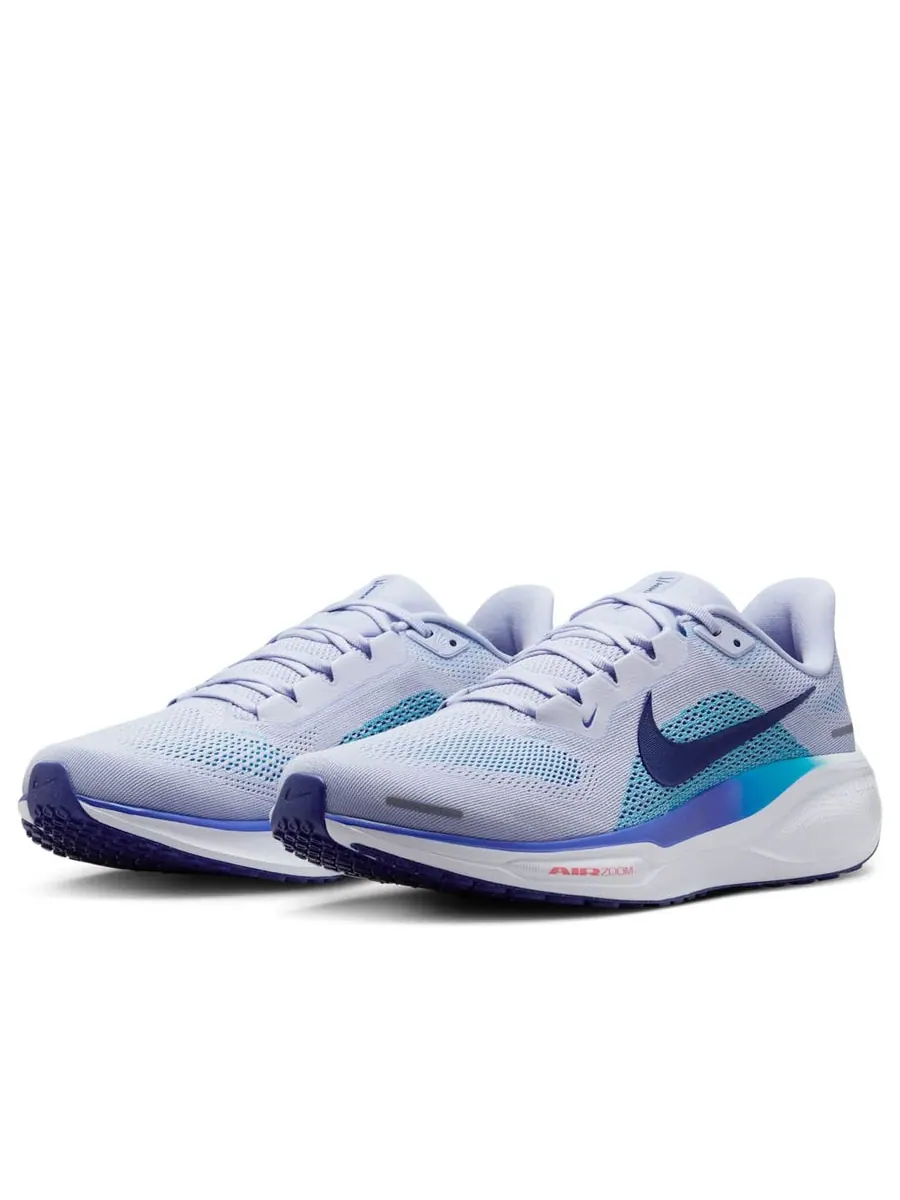 Кроссовки Nike Air Zoom Pegasus 41 'Ghost Football Grey Deep Night Blue Void' — изображение 3 из 6, серый