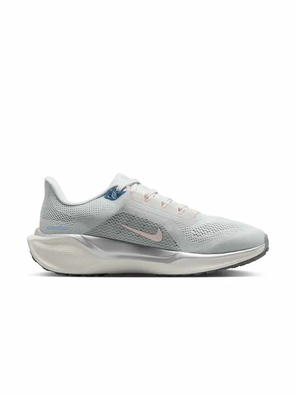 Кроссовки air zoom pegasus 41 'photon dust metallic pewter' Nike — изображение 2 из 4, металлик//розовый