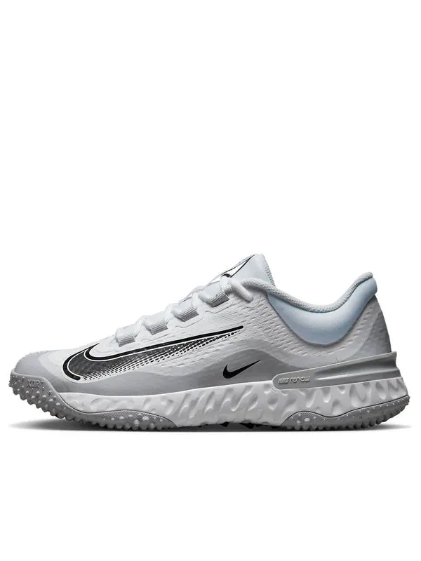 Кроссовки alpha huarache elite 4 tf turf 'white wolf grey' Nike — изображение 1 из 4